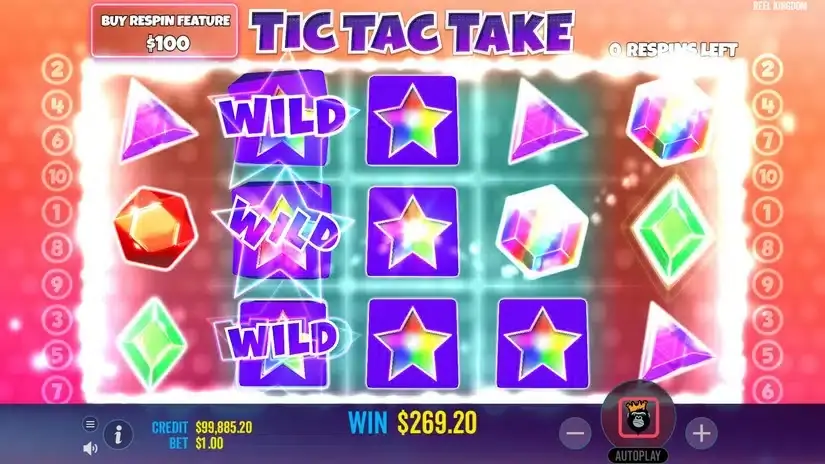 Tic Tac Take slot screenshot 5