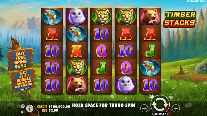 Timber Stacks slot screenshot 