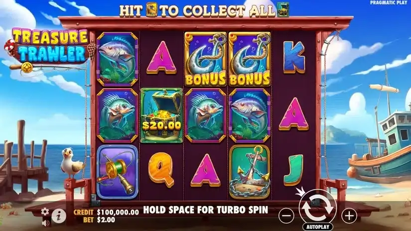 Treasure Trawler slot screenshot 1