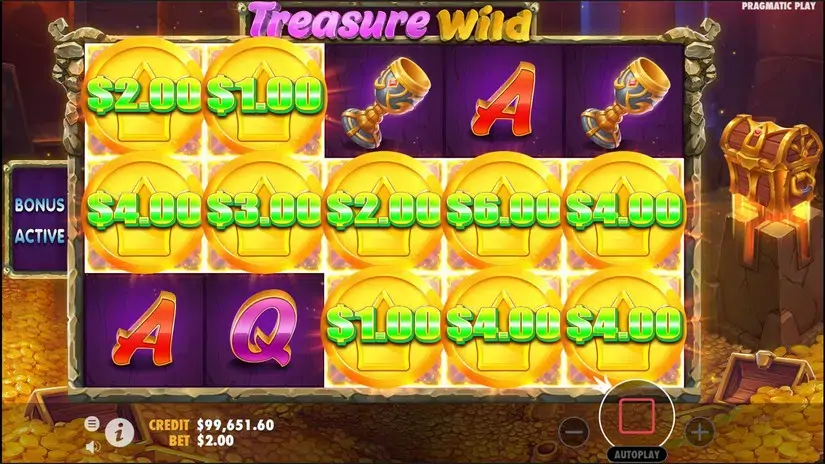 Treasure Wild slot screenshot 4