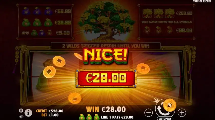 Tree of Riches slot screenshot 