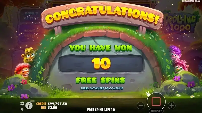 Trolling 1000 slot screenshot 3