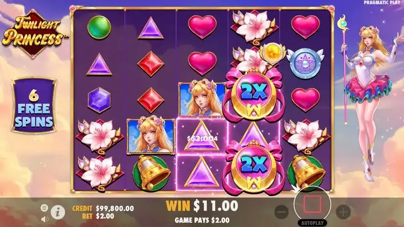 Twilight Princess slot screenshot 4