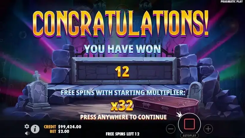 Vampy Party slot screenshot 3