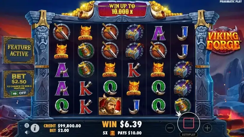 Viking Forge slot screenshot 2