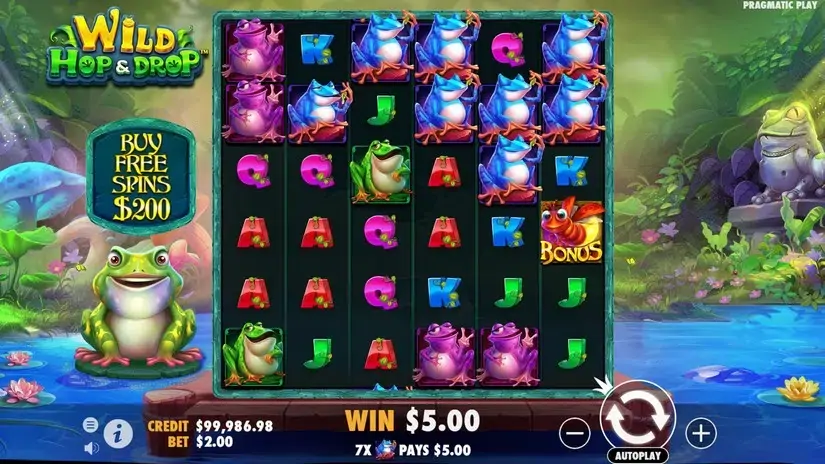 Wild Hop&Drop slot screenshot 2