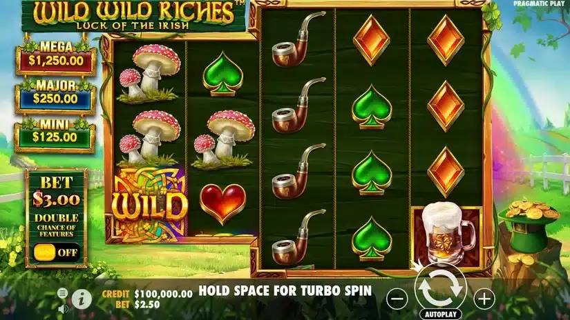 Wild Wild Riches Megaways slot screenshot 