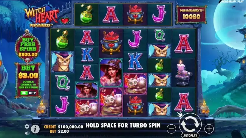 Witch Heart Megaways slot screenshot 