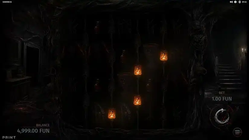 Darkness slot screenshot 