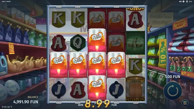 Win-O-Mart slot screenshot 2