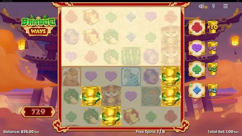 Bamboo Ways slot screenshot 5