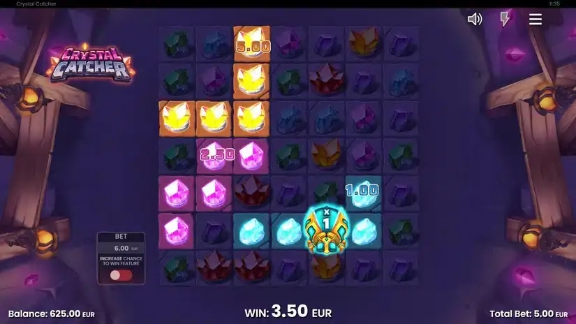Crystal Catcher slot screenshot 