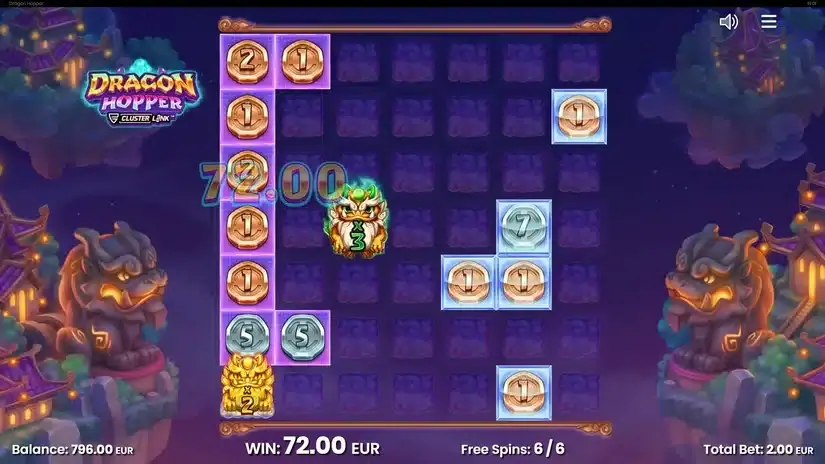 Dragon Hopper slot screenshot 5