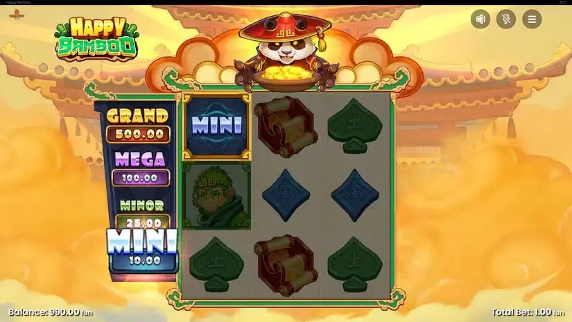 Happy Bamboo slot screenshot 