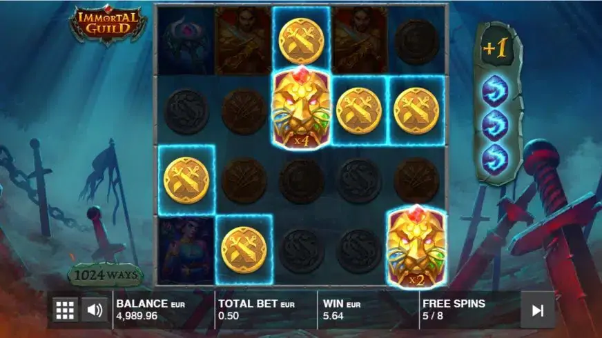 Immortal Guild slot screenshot 4