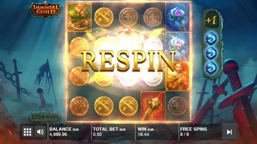 Immortal Guild slot screenshot 5