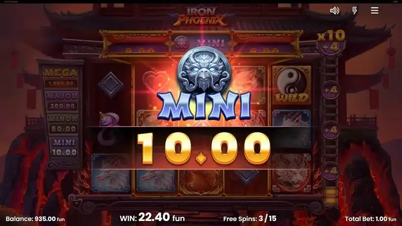 Iron Phoenix slot screenshot 5
