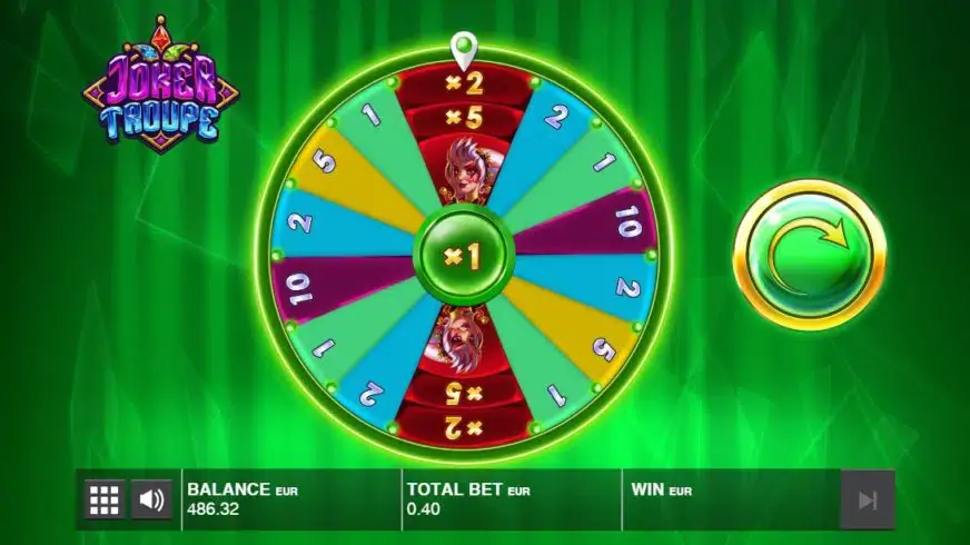 Joker Troupe slot screenshot 