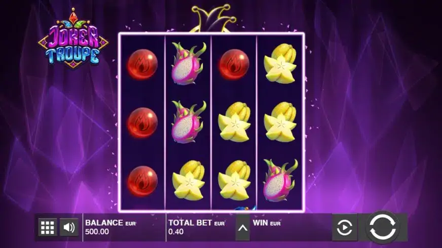 Joker Troupe slot screenshot 