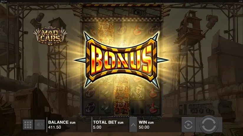 Mad Cars slot screenshot 3