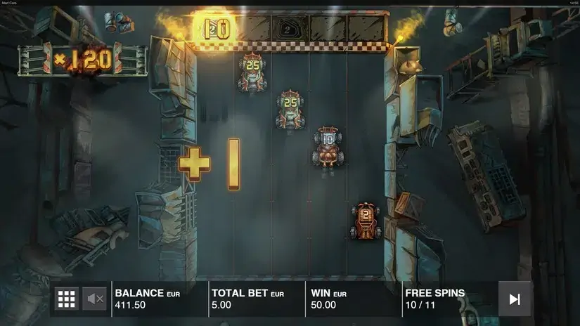 Mad Cars slot screenshot 6