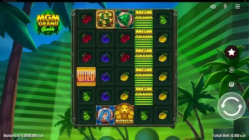 MGM Grand Gamble slot screenshot 