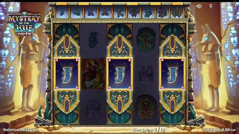 Mystery of the Nile slot screenshot 4