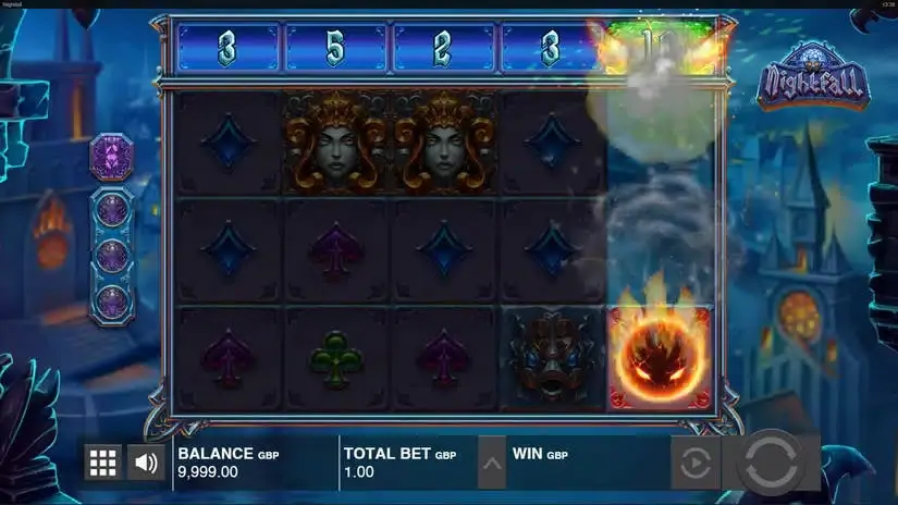 Nightfall slot screenshot 3