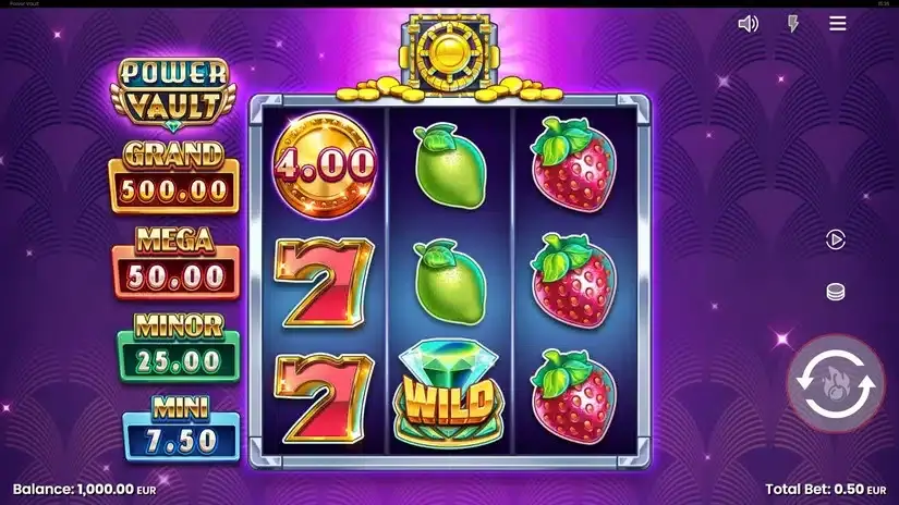 Power Vault slot screenshot 