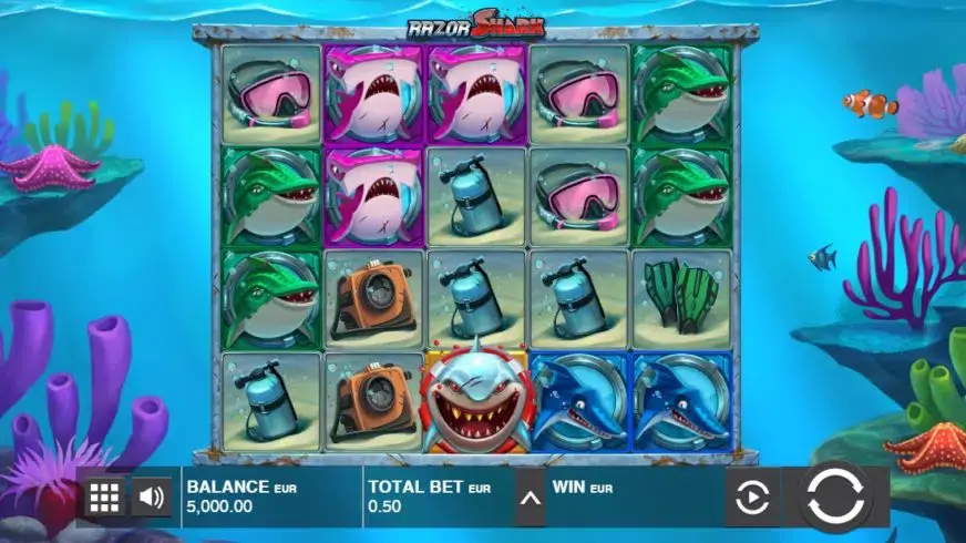 Razor Shark slot screenshot 