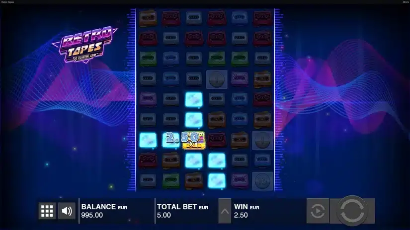 Retro Tapes slot screenshot 2