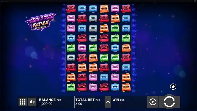 Retro Tapes slot screenshot 
