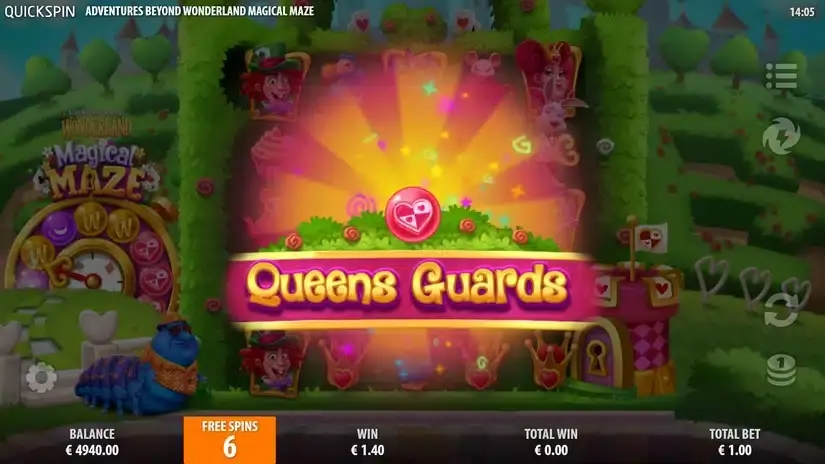 Adventures Beyond Wonderland Magical Maze slot screenshot 5
