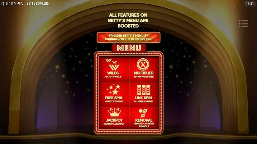 Betty Bonkers slot screenshot 5