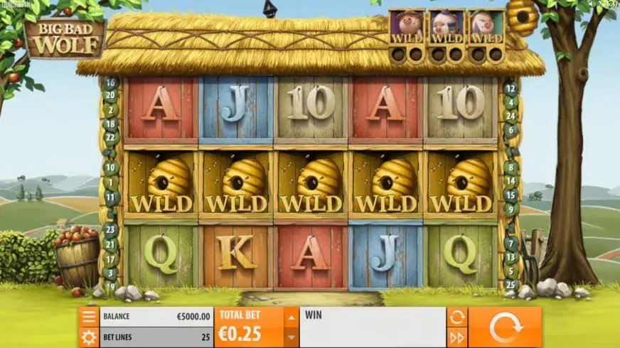 Big Bad Wolf slot screenshot 1