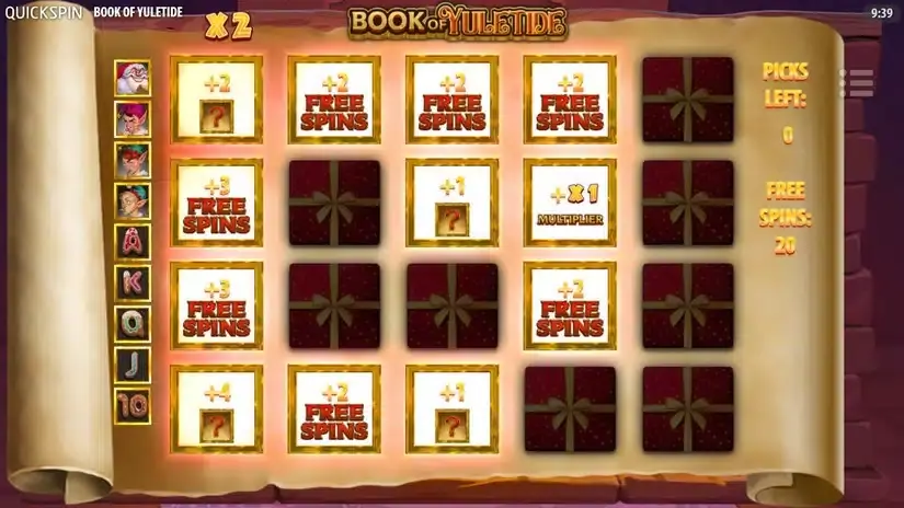 Book of Yuletide slot screenshot 4