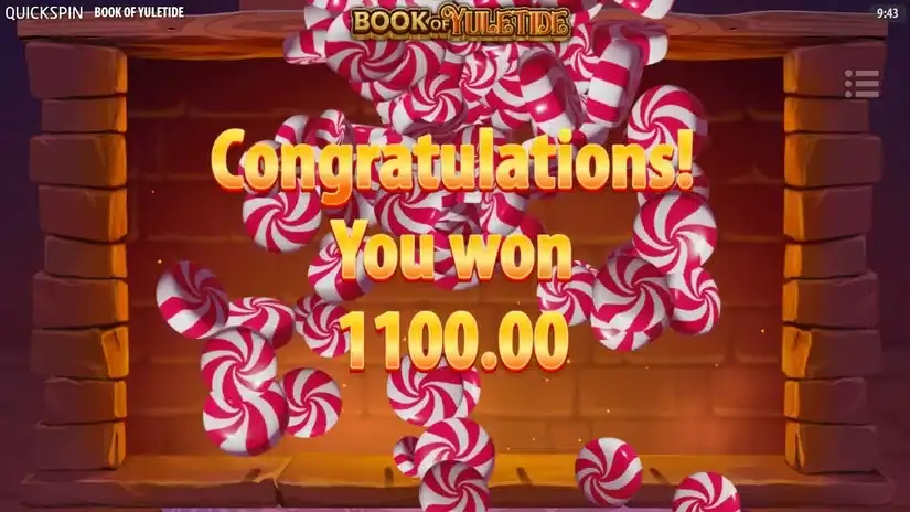 Book of Yuletide slot screenshot 