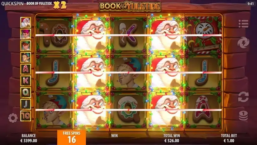 Book of Yuletide slot screenshot 7