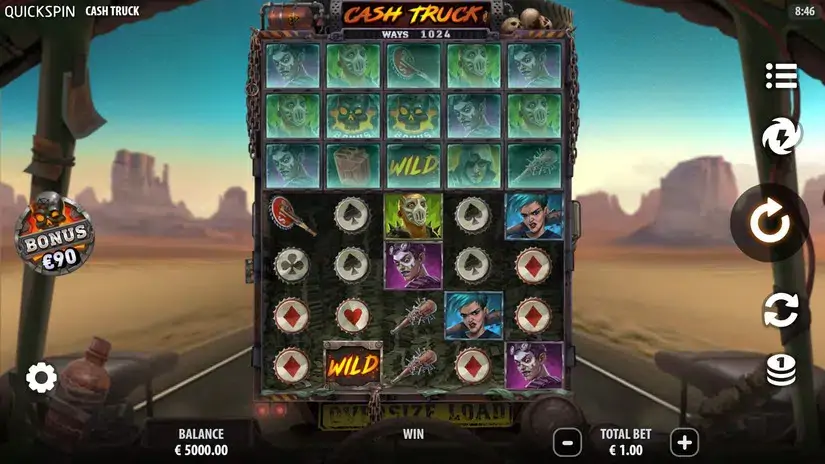 Cash Truck slot screenshot 1