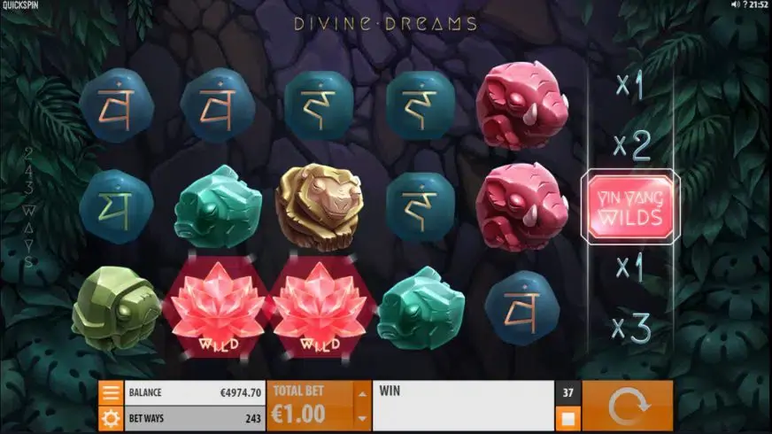 Divine Dreams slot screenshot 5