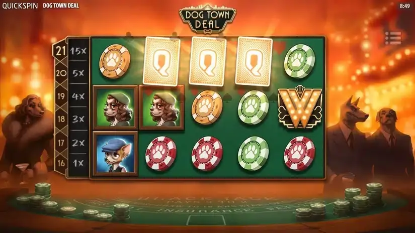 Dog Town Deal slot screenshot 2