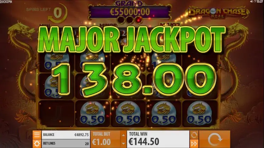 Dragon Chase slot screenshot 8