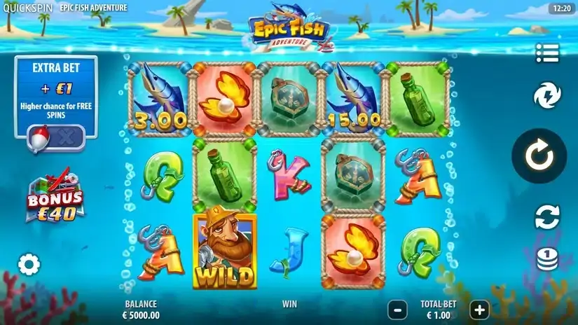 Epic Fish Adventure slot screenshot 1