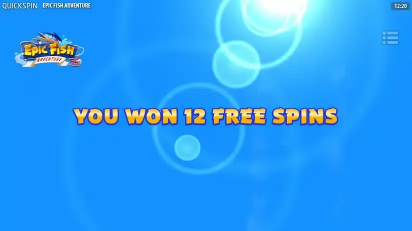 Epic Fish Adventure slot screenshot 2