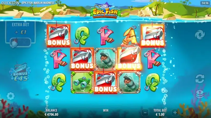 Epic Fish Marlin Madness slot screenshot 5