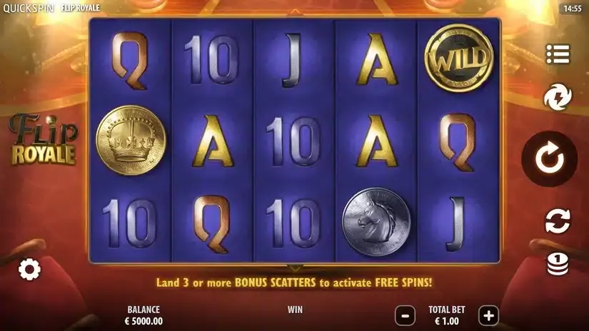 Flip Royale slot screenshot 1
