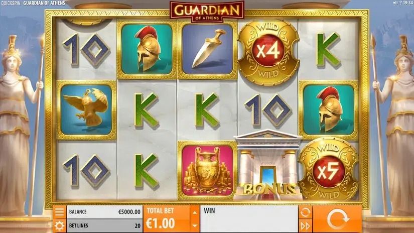 Guardian of Athens slot screenshot 1