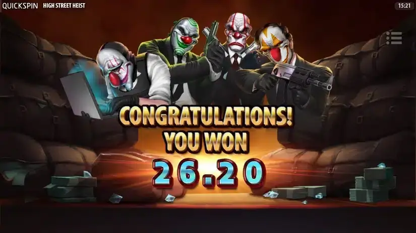 High Street Heist slot screenshot 7