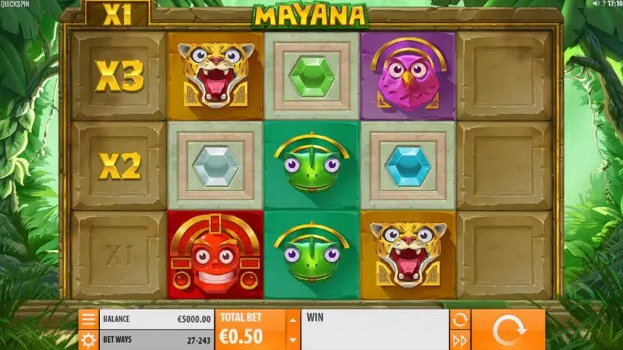 Mayana slot screenshot 1