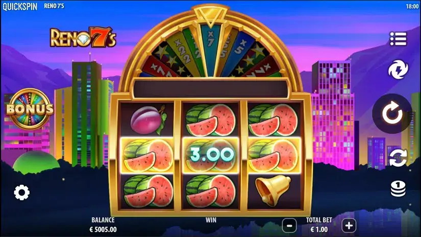 Reno 7s slot screenshot 3